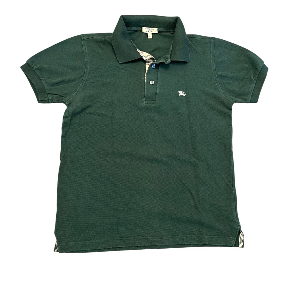 Burberry Green Polo Shirt